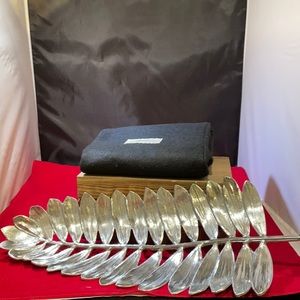 Michael Aram silver palm leaf platter